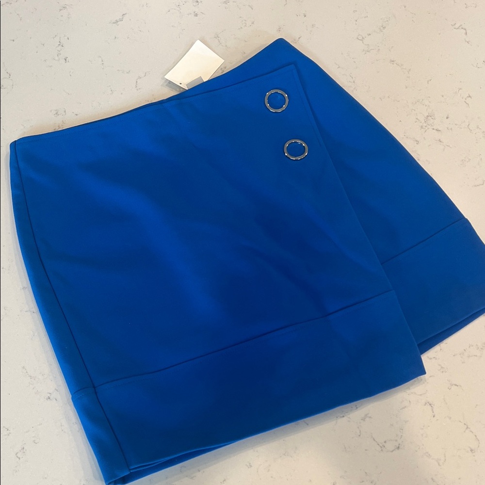 H&M Chic Blue Mini Skirt
